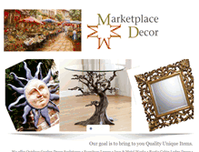 Tablet Screenshot of marketplacedecor.com